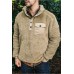 Men's winter autumn Comfy Patch Pocket Buttons Pullover