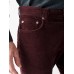 Stretch Corduroy 5-Pocket - Burgundy